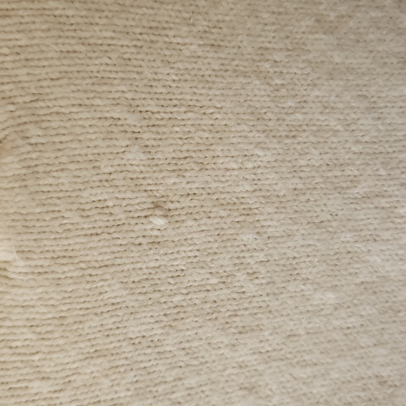 White Cardigan with Black Bow Accents - Picture 8 of 11